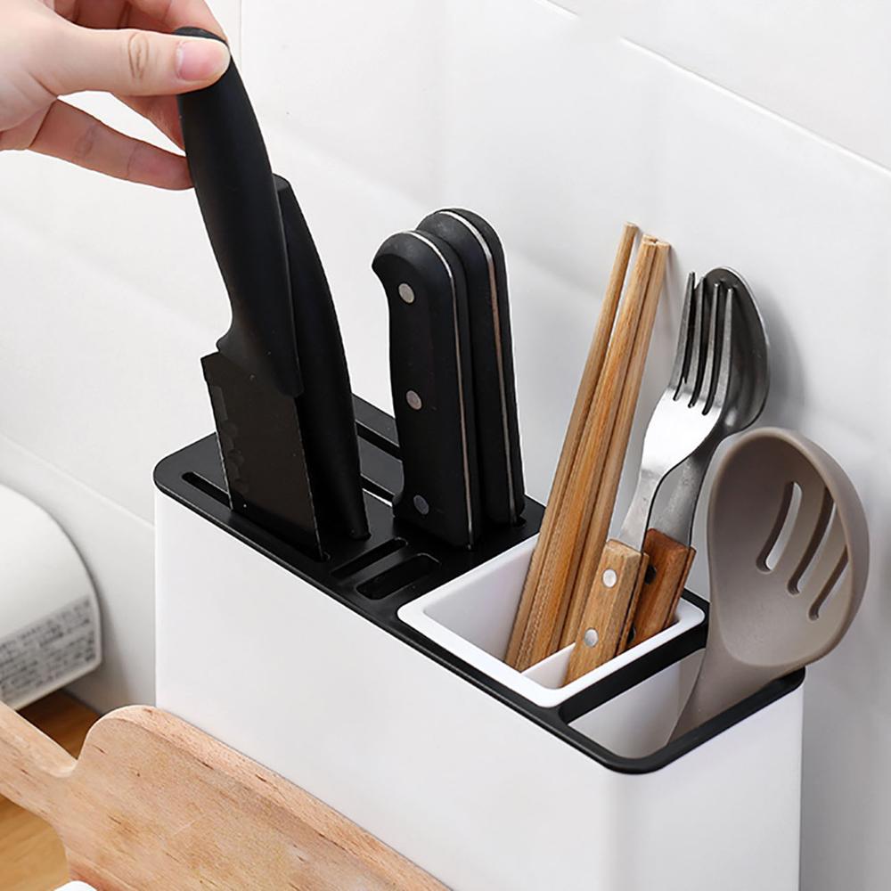 Tableware Storage Holders Kitchen Knife Plastic Storages Racks For Kitchen