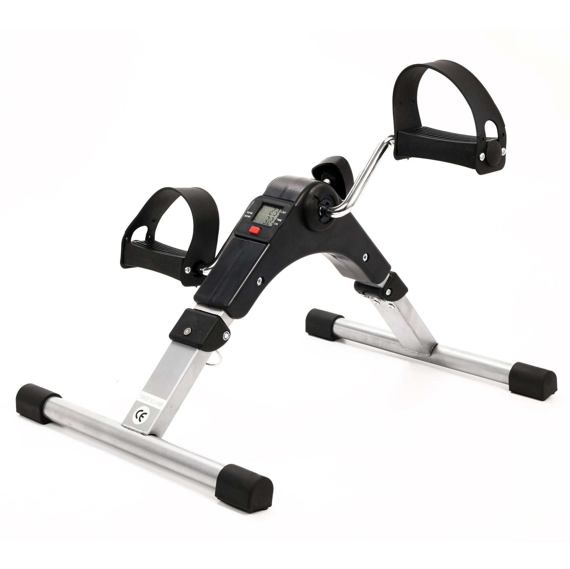 Folding Fitness Pedal Stepper Exercise Machine LCD Display For Home