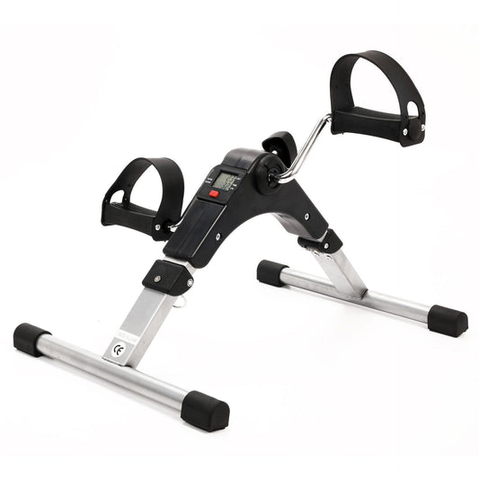 Folding Fitness Pedal Stepper Exercise Machine LCD Display For Home