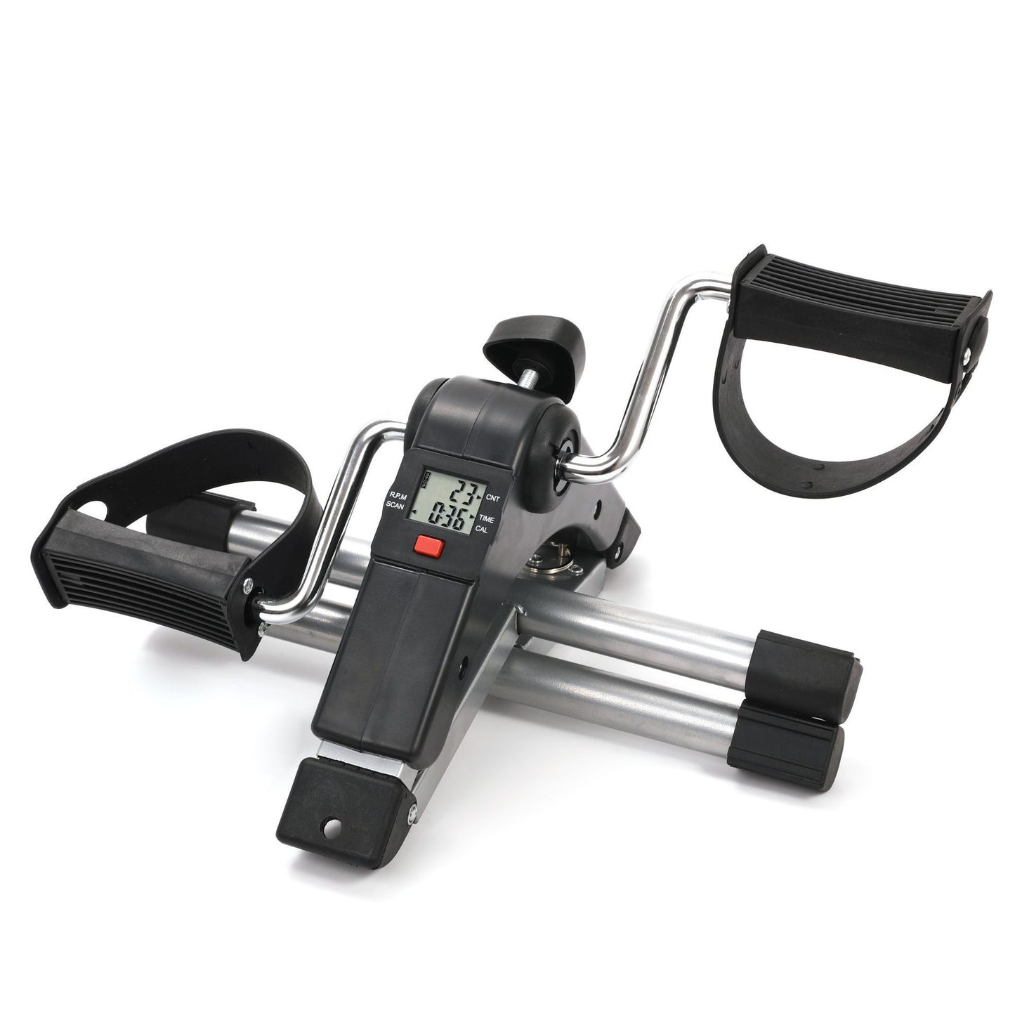 Folding Fitness Pedal Stepper Exercise Machine LCD Display For Home