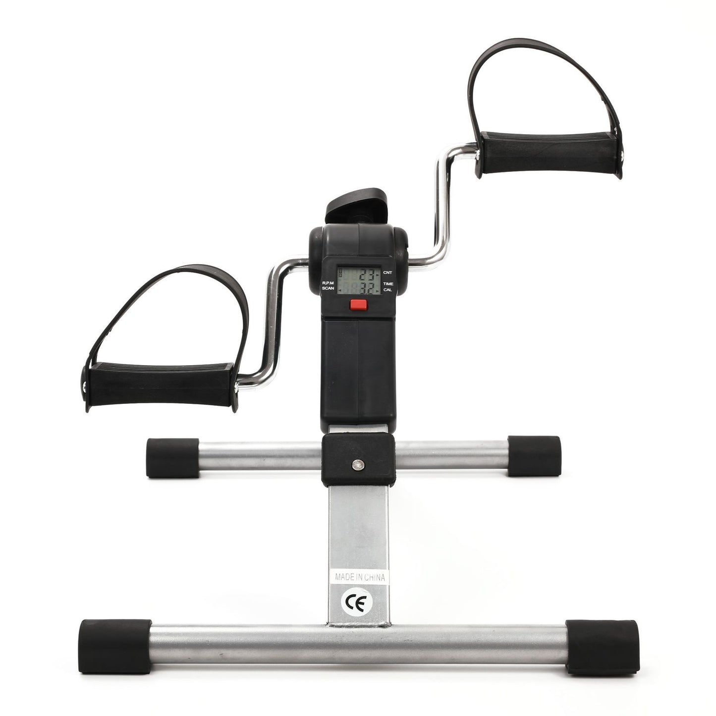 Folding Fitness Pedal Stepper Exercise Machine LCD Display For Home