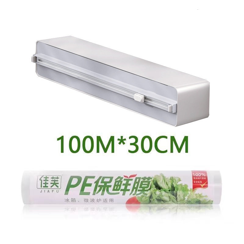Plastic Wrap Cutter Magnetic Suction Household Tear-free Plastic Wrap Cover