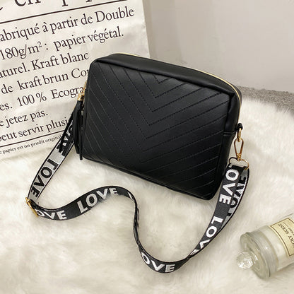 Korean Style Fringed Square Bag Crossbody