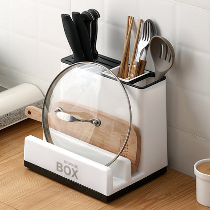 Tableware Storage Holders Kitchen Knife Plastic Storages Racks For Kitchen