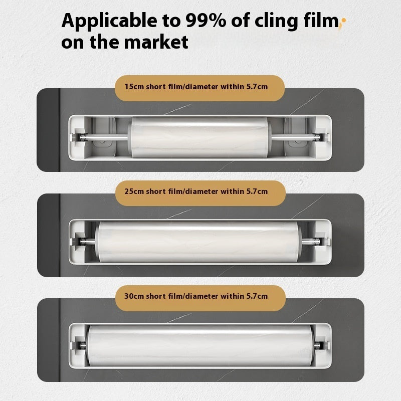 Plastic Wrap Cutter Magnetic Suction Household Tear-free Plastic Wrap Cover