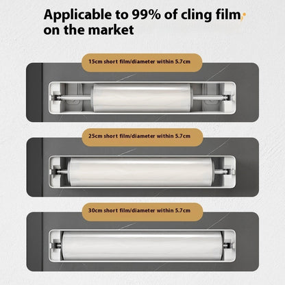 Plastic Wrap Cutter Magnetic Suction Household Tear-free Plastic Wrap Cover