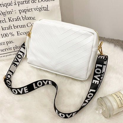 Korean Style Fringed Square Bag Crossbody